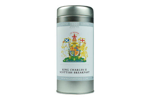 King Charles II Scottish Breakfast Tea & Gift Caddy