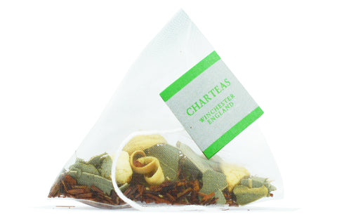 Organic Rooibos Orange & Eucalyptus Pyramid Tea Bags (Biodegradable)