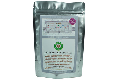 Green Monkey Tea (Bai Hao Mao Feng)