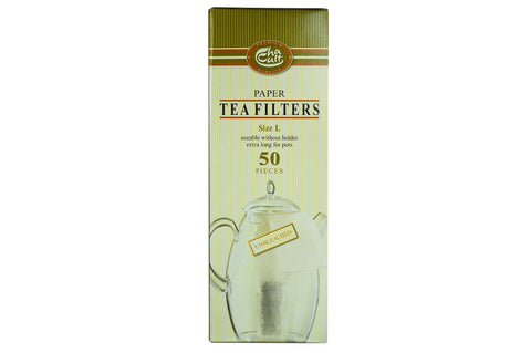 Disposable Paper Tea Filters (50 large)
